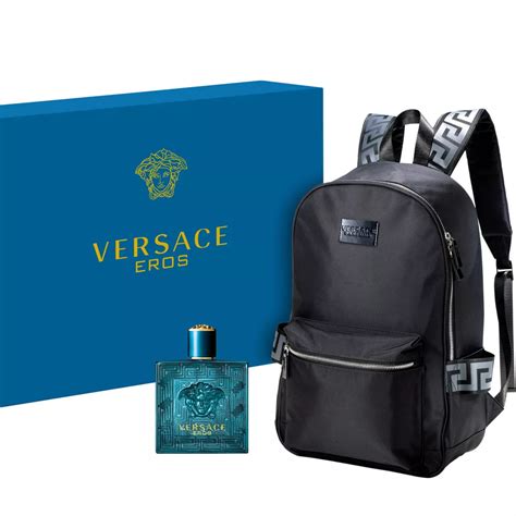 versace gift set cologne and backpack|Versace 100ml gift set.